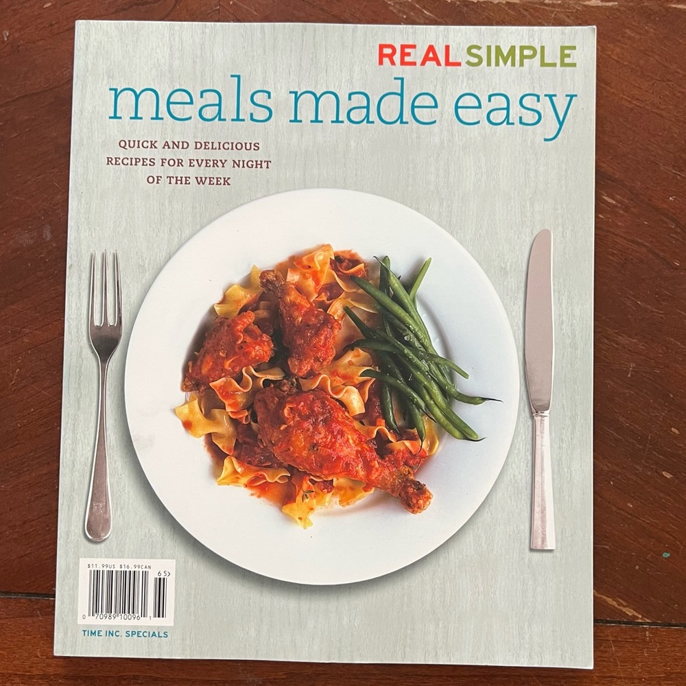 Real Simple Meals Made Easy Time Inc Special Paperback